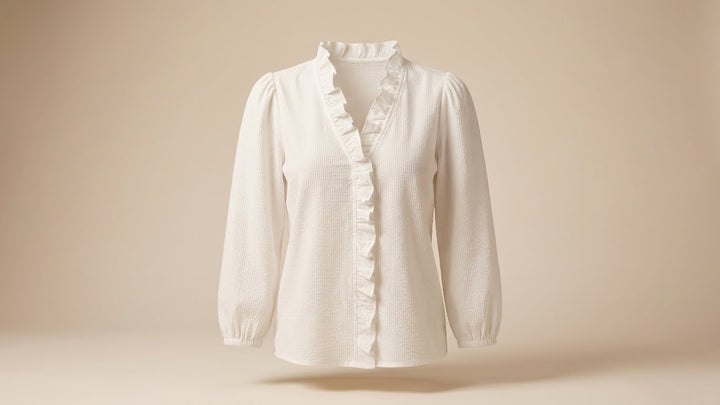 Emilia – Romantische Ruffle Blouse