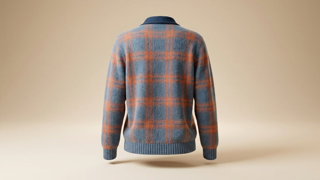 Mara - Geruite Blousetrui