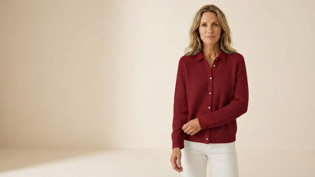 Lisa – Luxe Gebreide Blouse