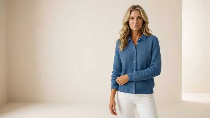 Lisa – Luxe Gebreide Blouse